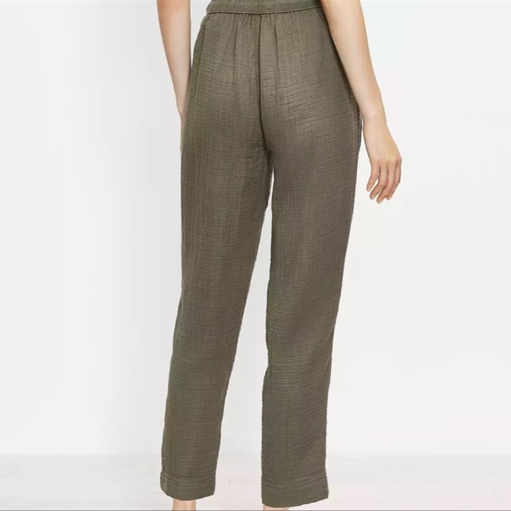 Lou & Grey Triple Cloth Pants in Olive Grove